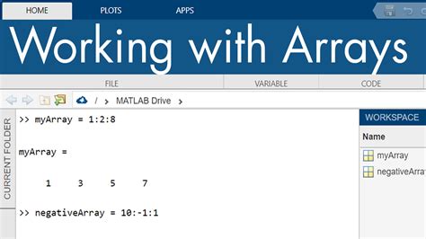 creating a matrix matlab|matlab working with arrays.